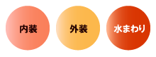 内装・外装・水まわり