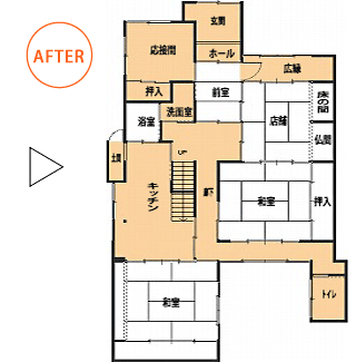 リフォーム後間取り