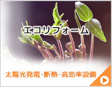 名古屋のエコリフォーム(太陽光発電･断熱･高効率設備)